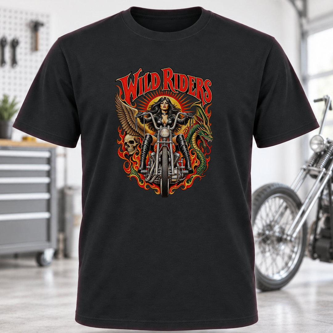 Wild Riders Motorcycle T-Shirt