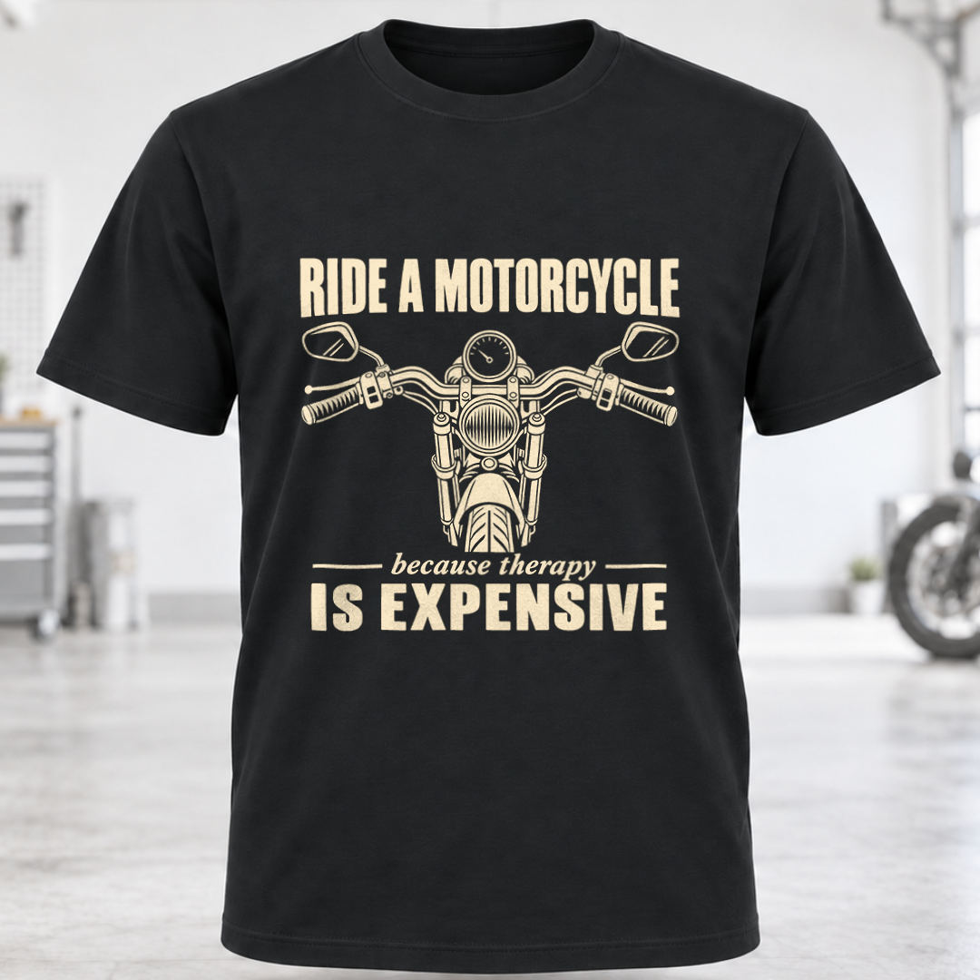 Ride A Motorcycle Because Therapy Is Expensive T-Shirt