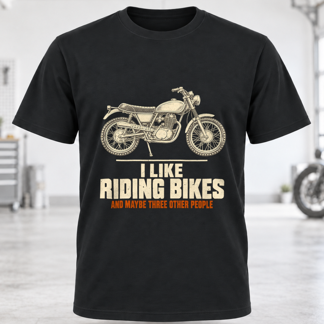 T-Shirt - "I Like Riding Bikes"