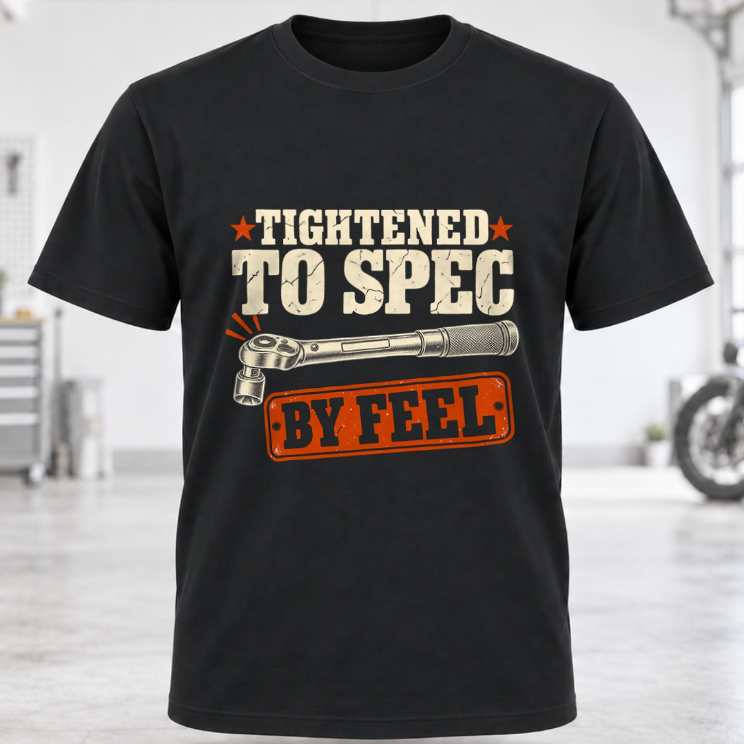 T-Shirt — “Tightened to Spec by Feel”