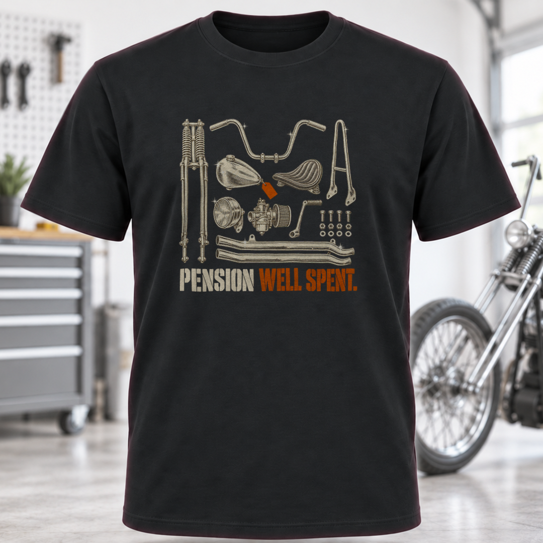 T-Shirt - "Pension Well Spent"