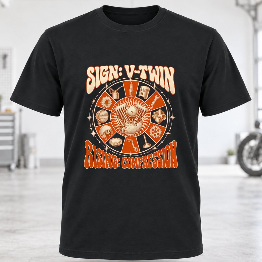 Astrology Wheel Twin Sign T-Shirt