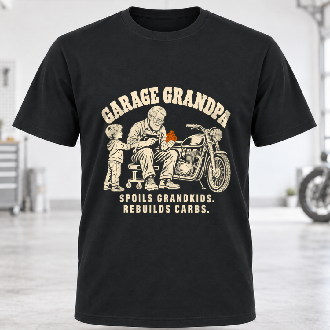 T-Shirt - Spoils Grandkids, Rebuilds Carbs