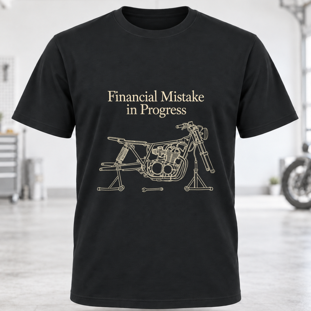 T‑Shirt - "Financial Mistake in Progress"