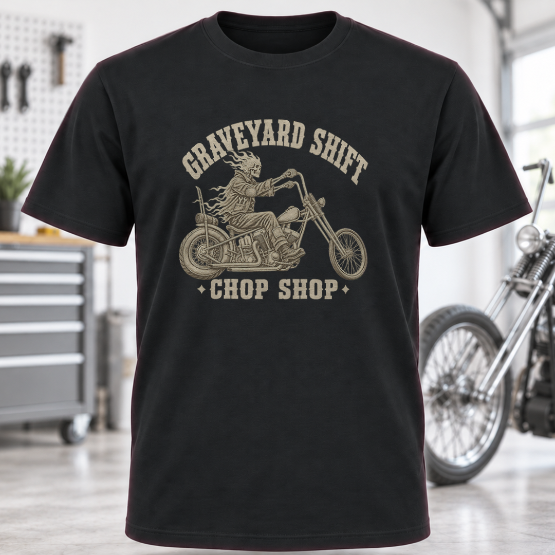 Graveyard Shift Chop Shop T‑Shirt