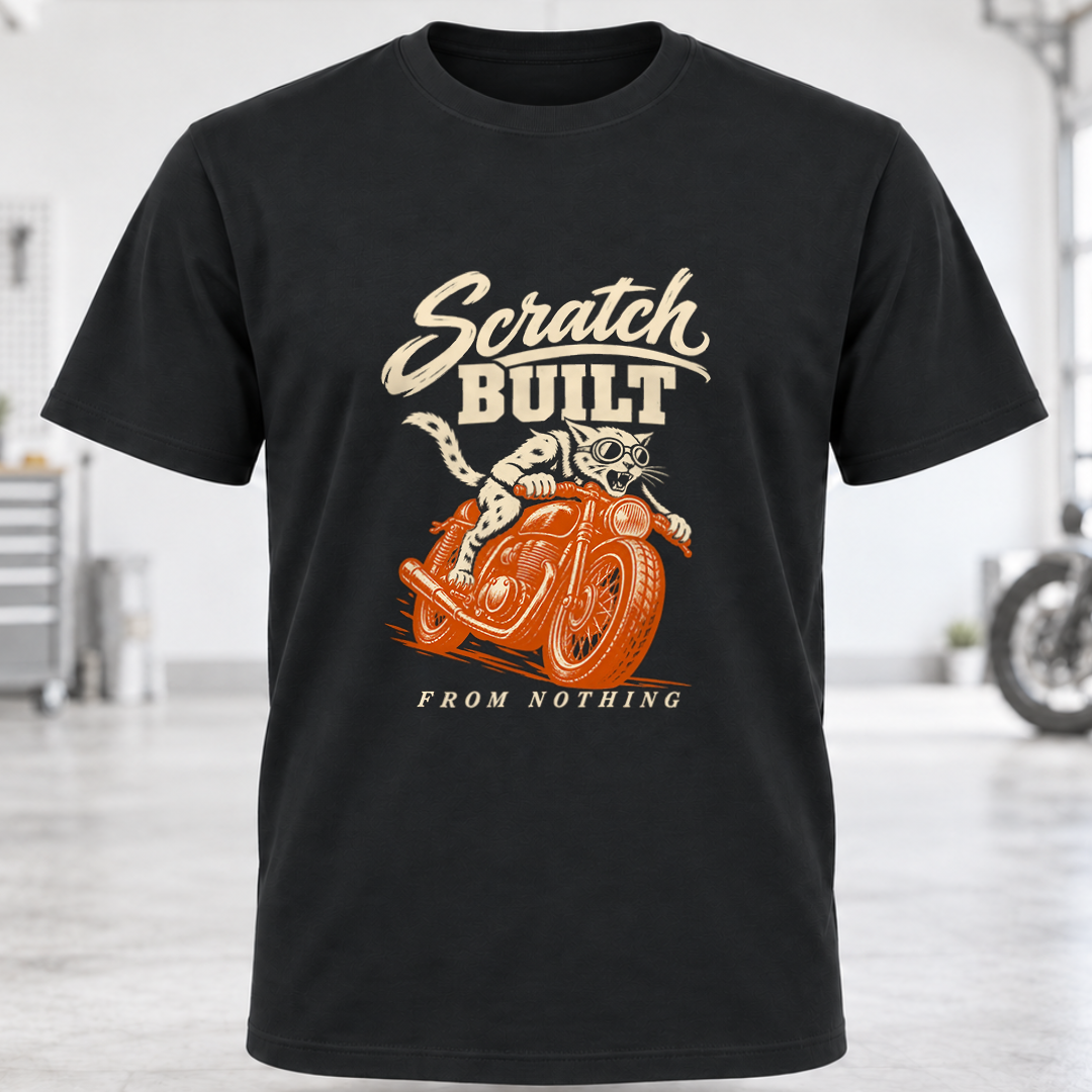 Scratch Built Motorcycle T-Shirt