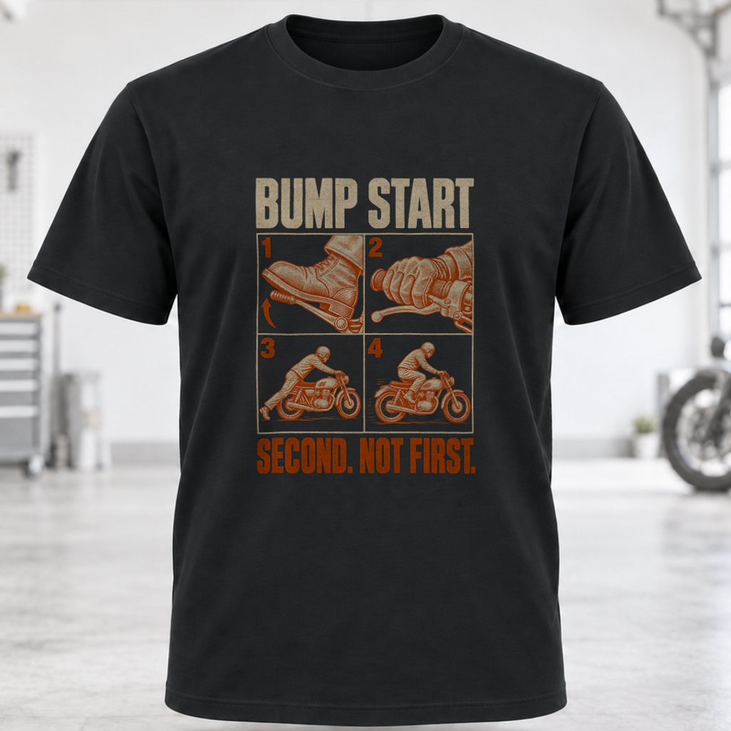 Bump Start Motorcycle T-Shirt