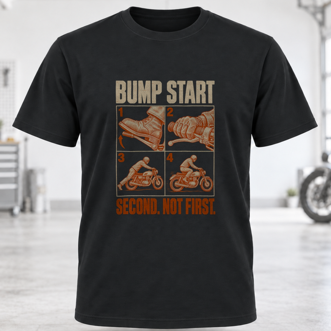 Bump Start Motorcycle T-Shirt
