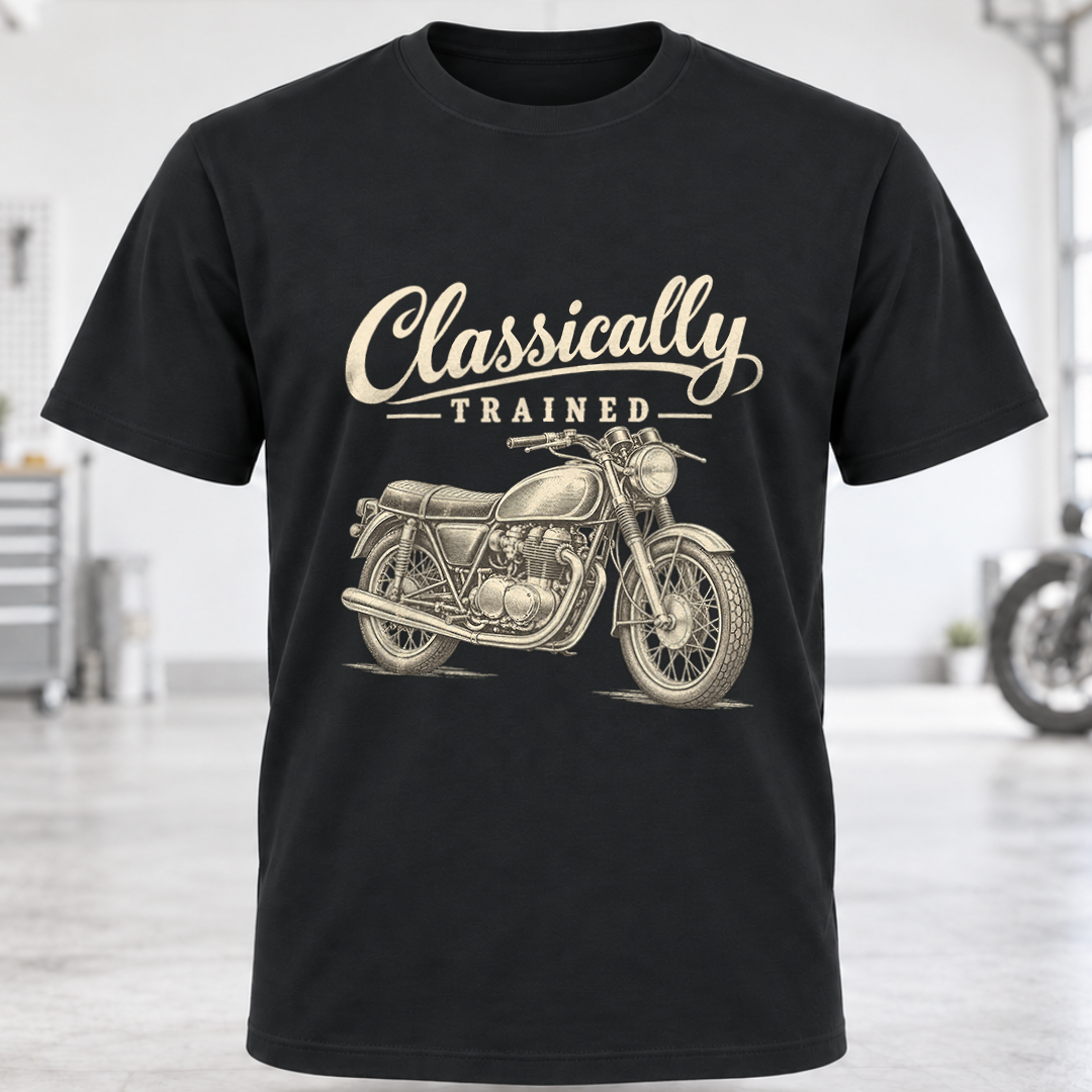 Classically Trained Motorcycle T-Shirt
