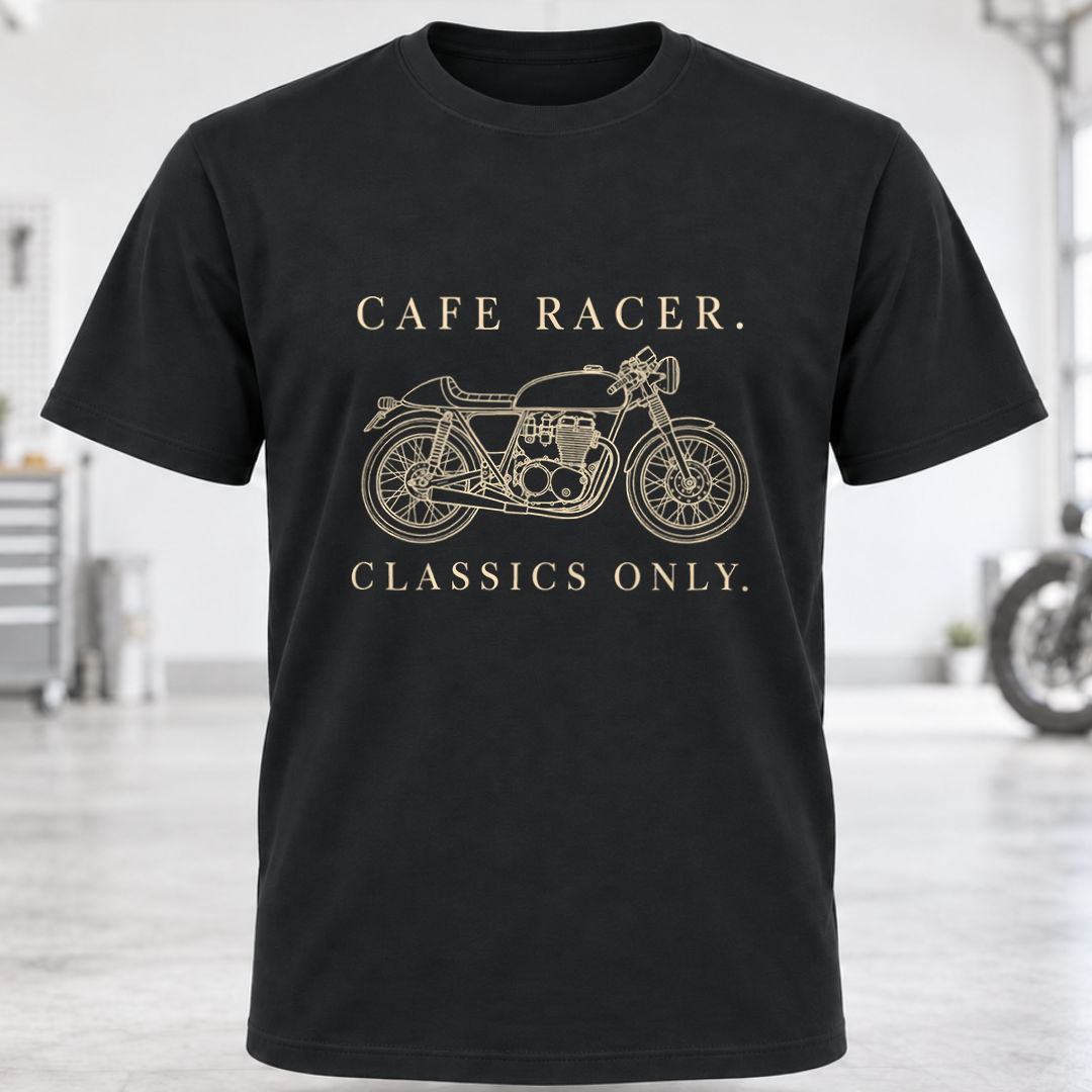 T-Shirt - "Cafe Racer. Classics Only."