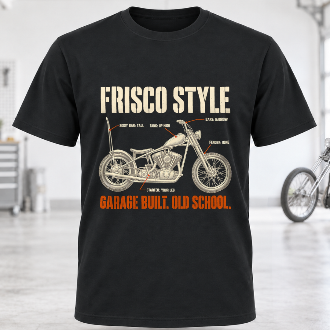 Frisco Style Motorcycle T-Shirt