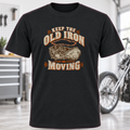 Vintage Engine 'Keep the Old Iron Moving' T-Shirt