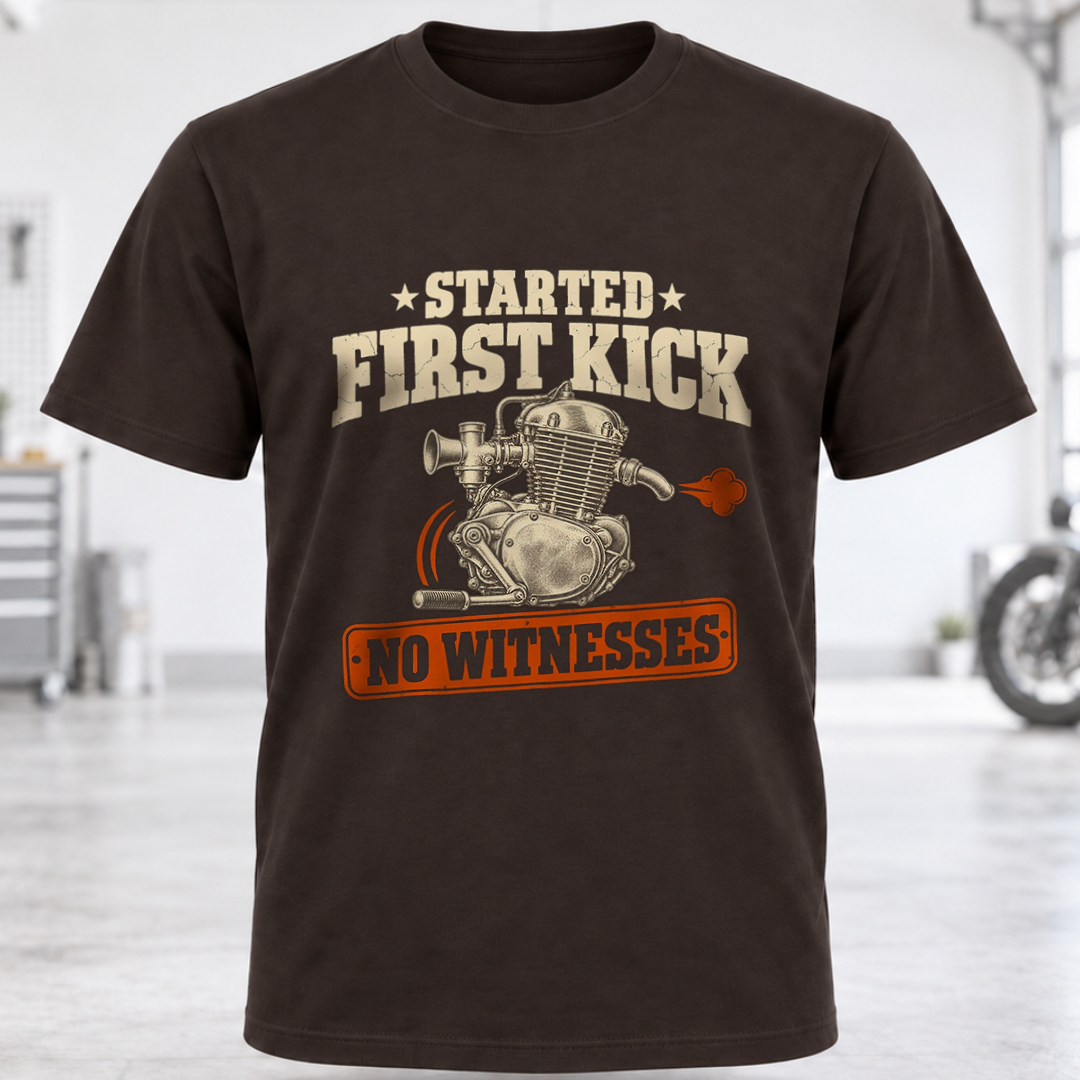 Started First Kick No Witnesses T-Shirt