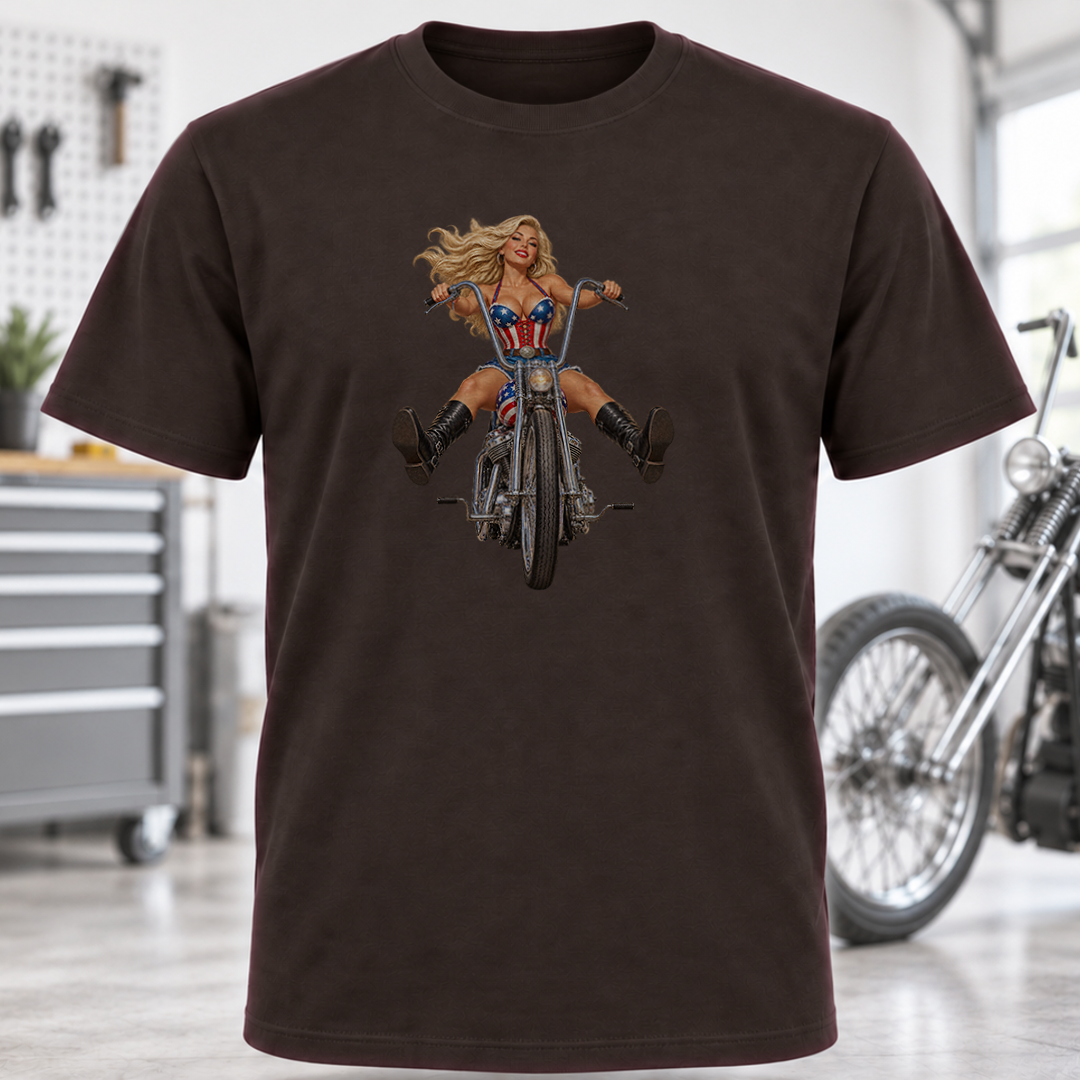 Biker Pinup T-Shirt