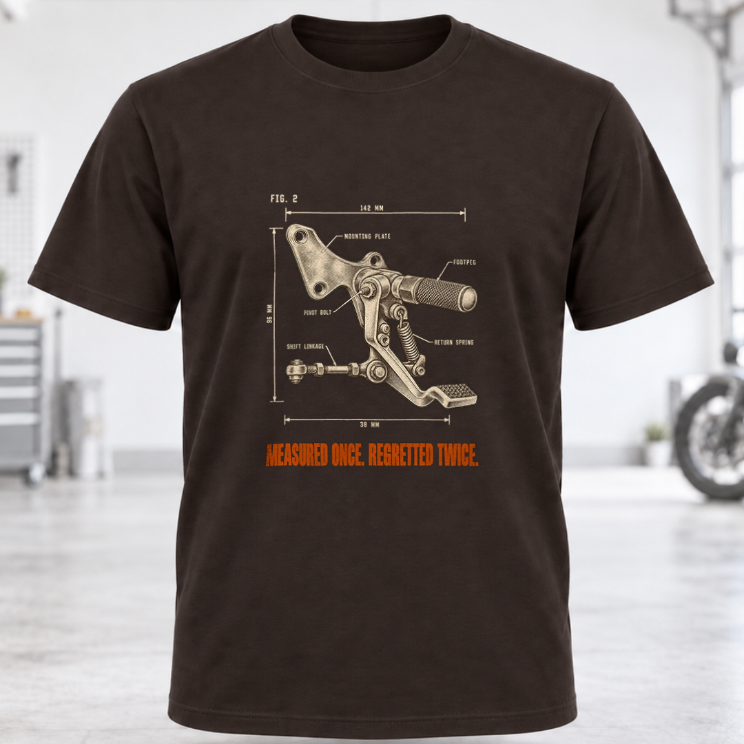 Bike Mechanic Blueprint T-Shirt