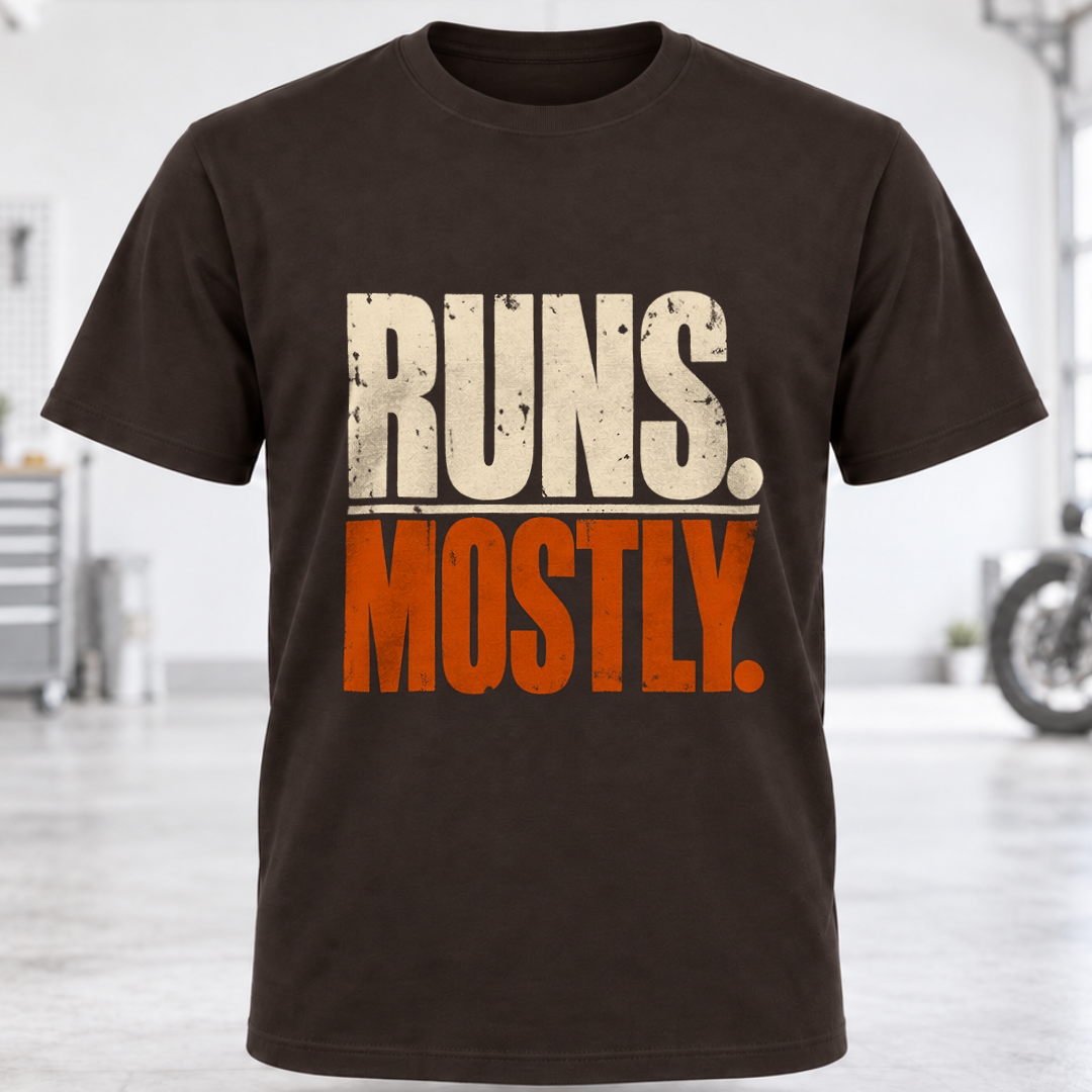 Runs. Mostly. T-Shirt