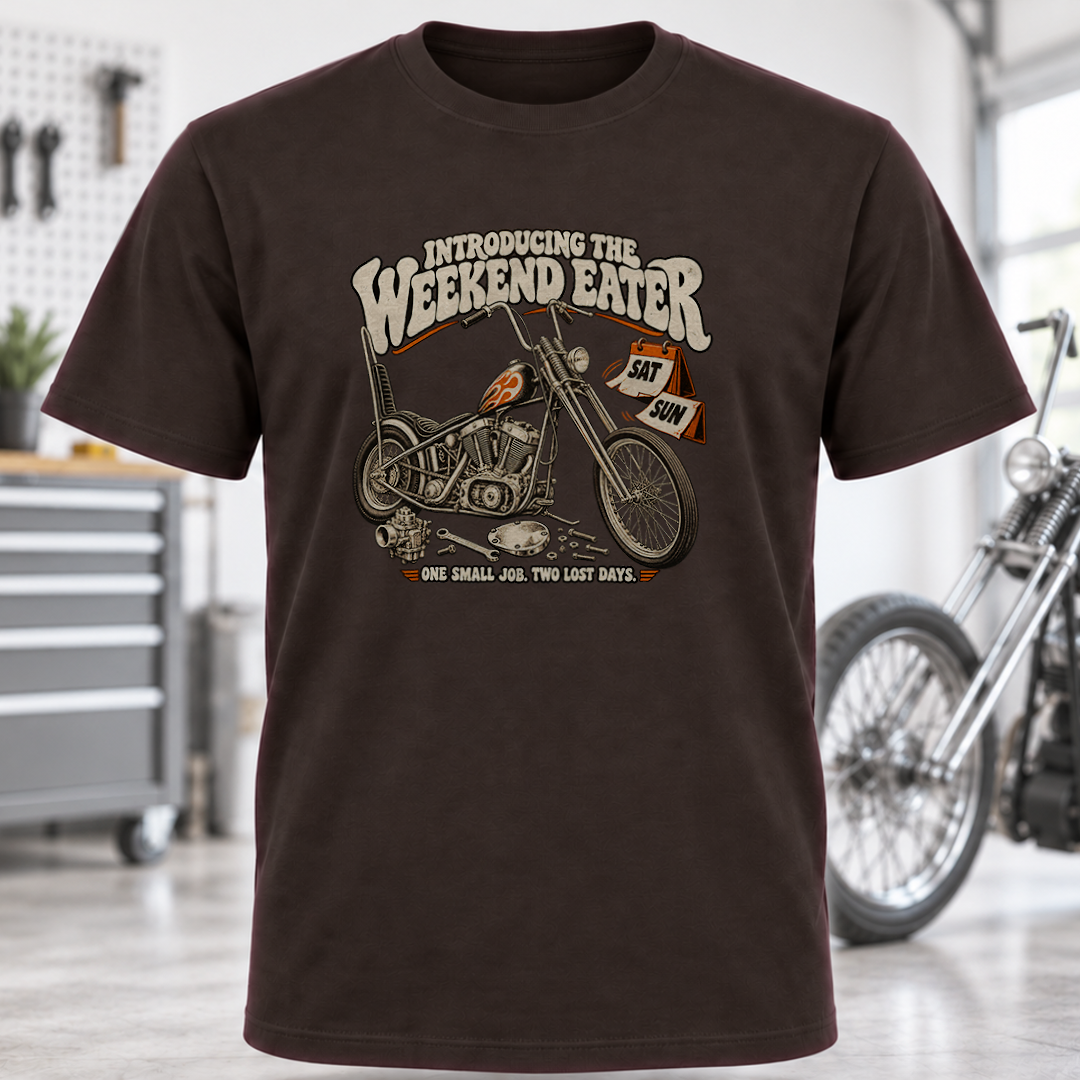 Weekend Eater Motorcycle T-Shirt