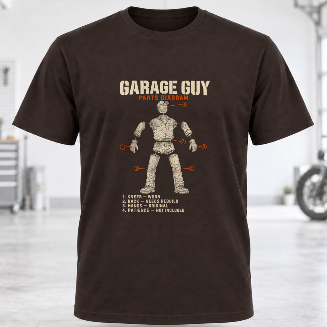 Garage Guy T-Shirt -Vintage Mechanic Tee