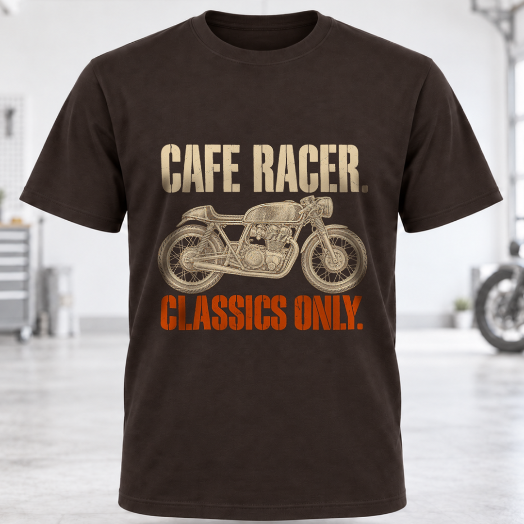 Cafe Racer T-Shirt – "Classics Only"