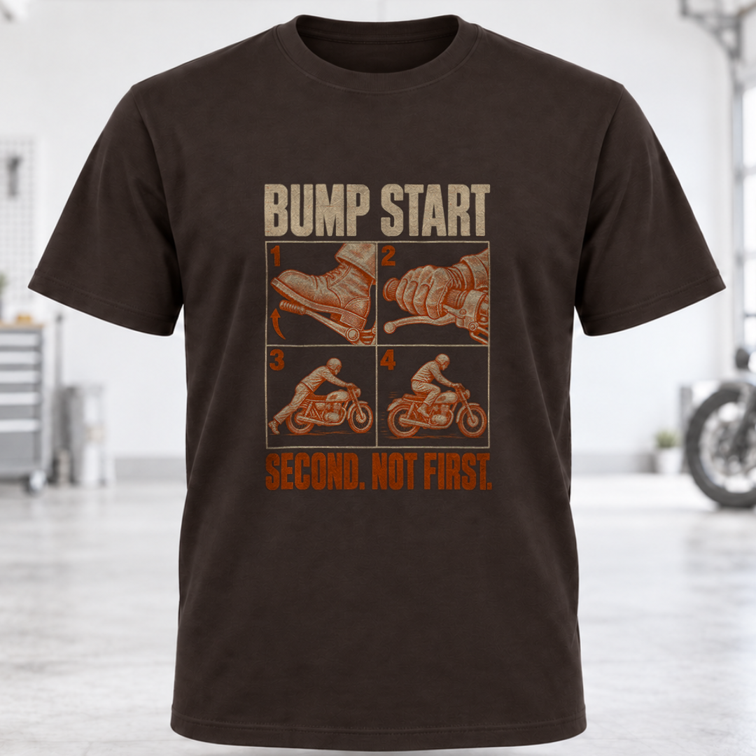 Bump Start Motorcycle T-Shirt