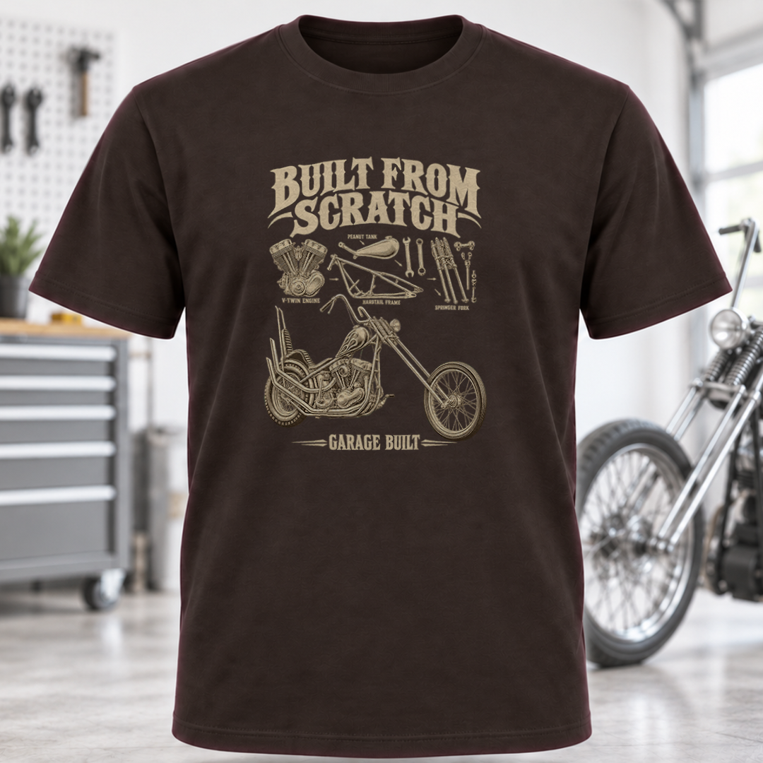 Built From Scratch Garage Built Chopper T-Shirt