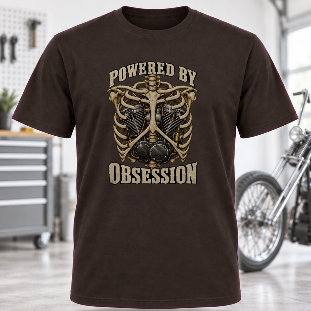 Powered by Obsession Skeleton T-Shirt