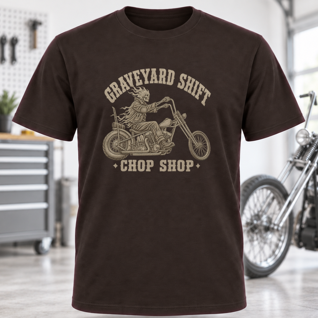 Graveyard Shift Chop Shop T‑Shirt