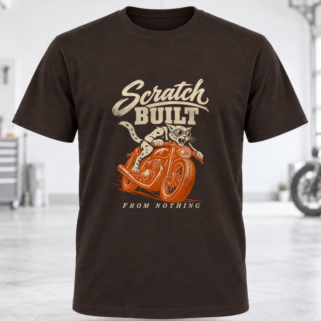 Scratch Built Motorcycle T-Shirt