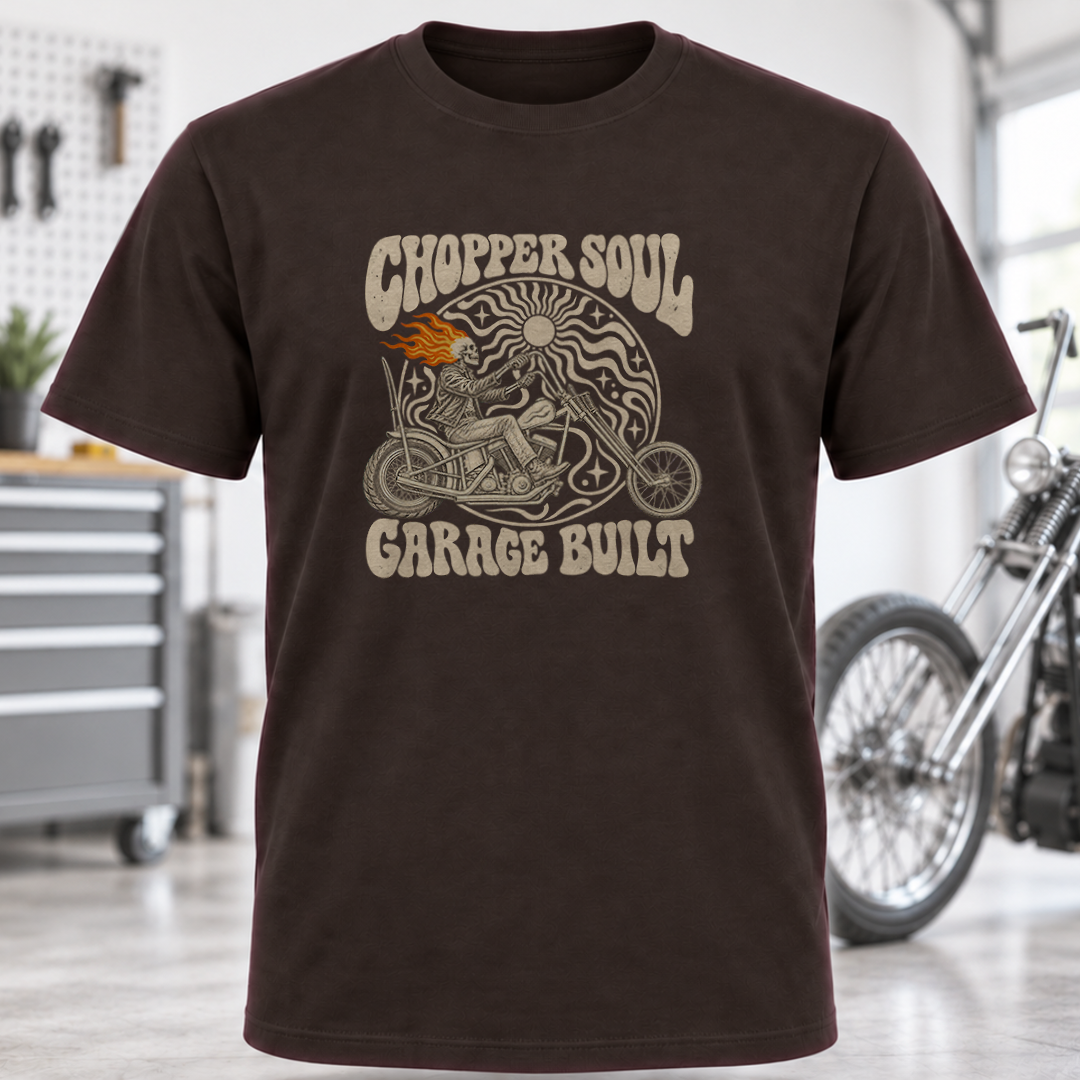 Chopper Soul Garage Built T-Shirt