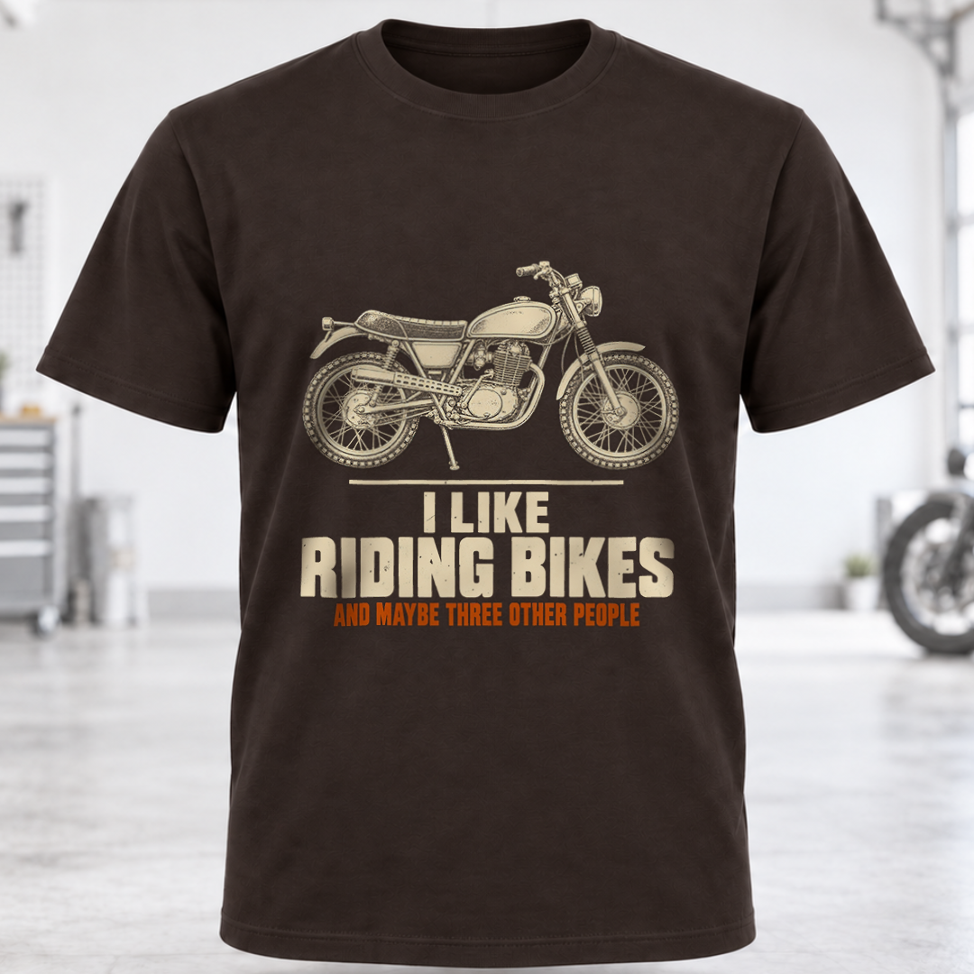 T-Shirt - "I Like Riding Bikes"
