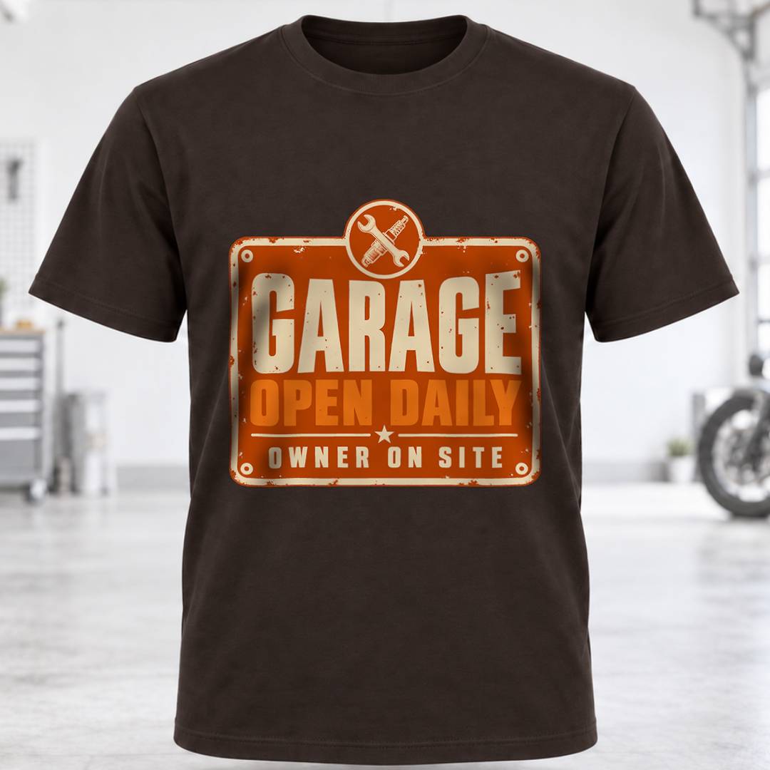 Garage Open Daily T-Shirt