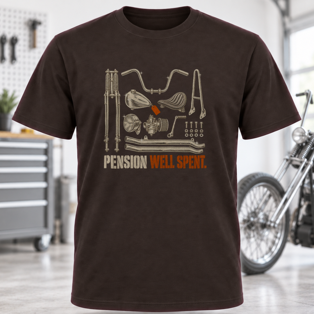 T-Shirt - "Pension Well Spent"