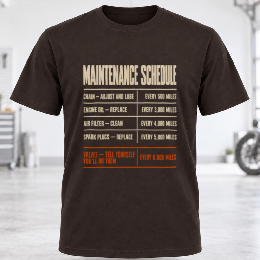 Maintenance Schedule T‑Shirt