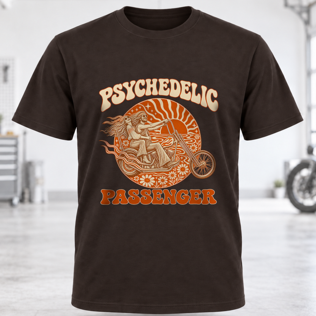 Psychedelic Passenger Graphic T-Shirt