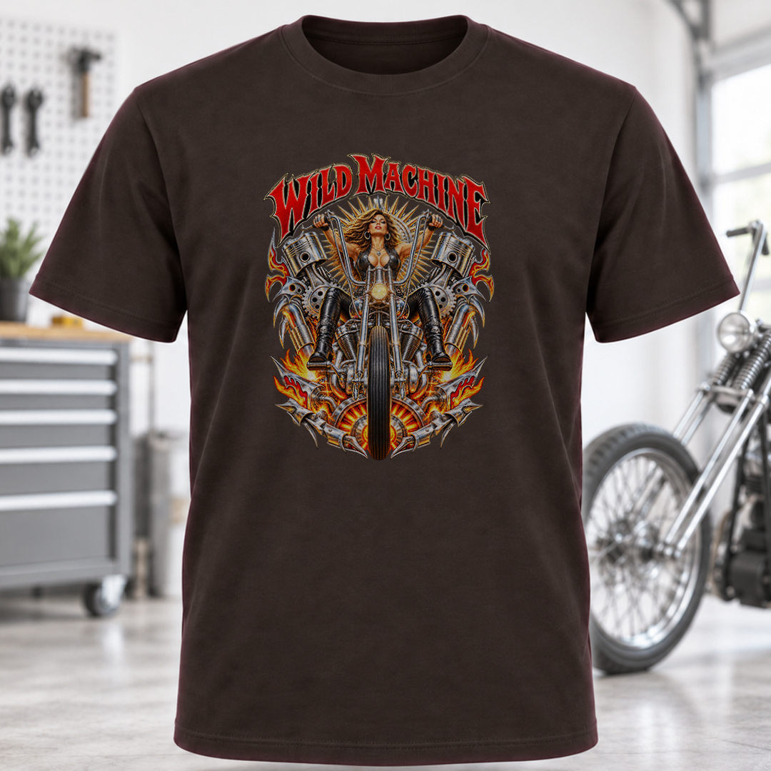 Wild Machine Motorcycle T-Shirt