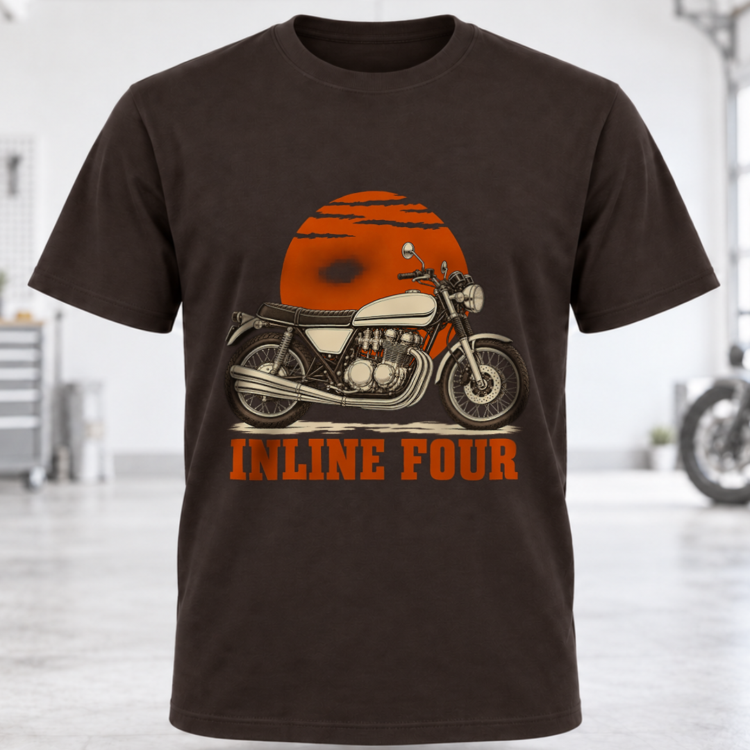 Inline Four Motorcycle T-Shirt