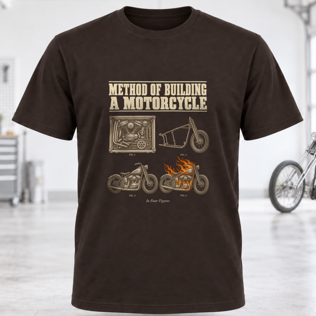T-Shirt — “Method of Building a Motorcycle”