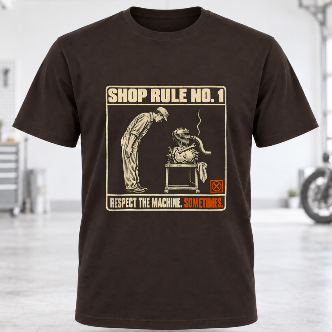 T-Shirt - "Shop Rule No. 1"