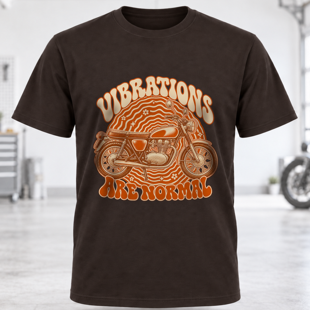 Vibrations Are Normal Motorcycle T-Shirt