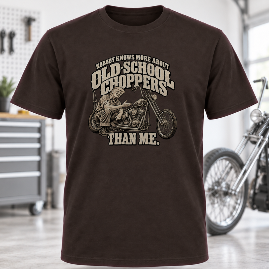 NOBODY KNOWS MORE ABOUT OLD-SCHOOL CHOPPERS THAN ME.