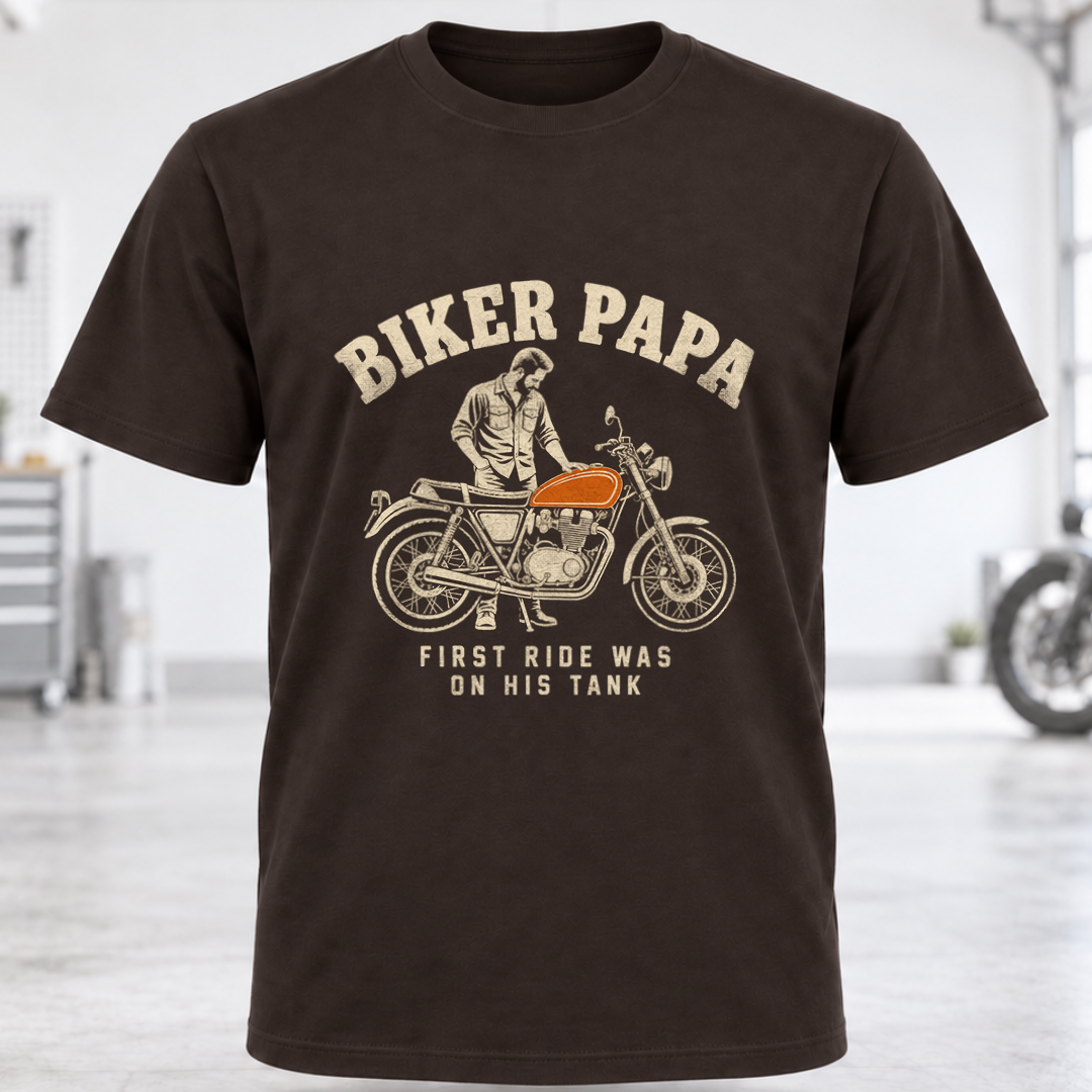 Biker Papa T-Shirt