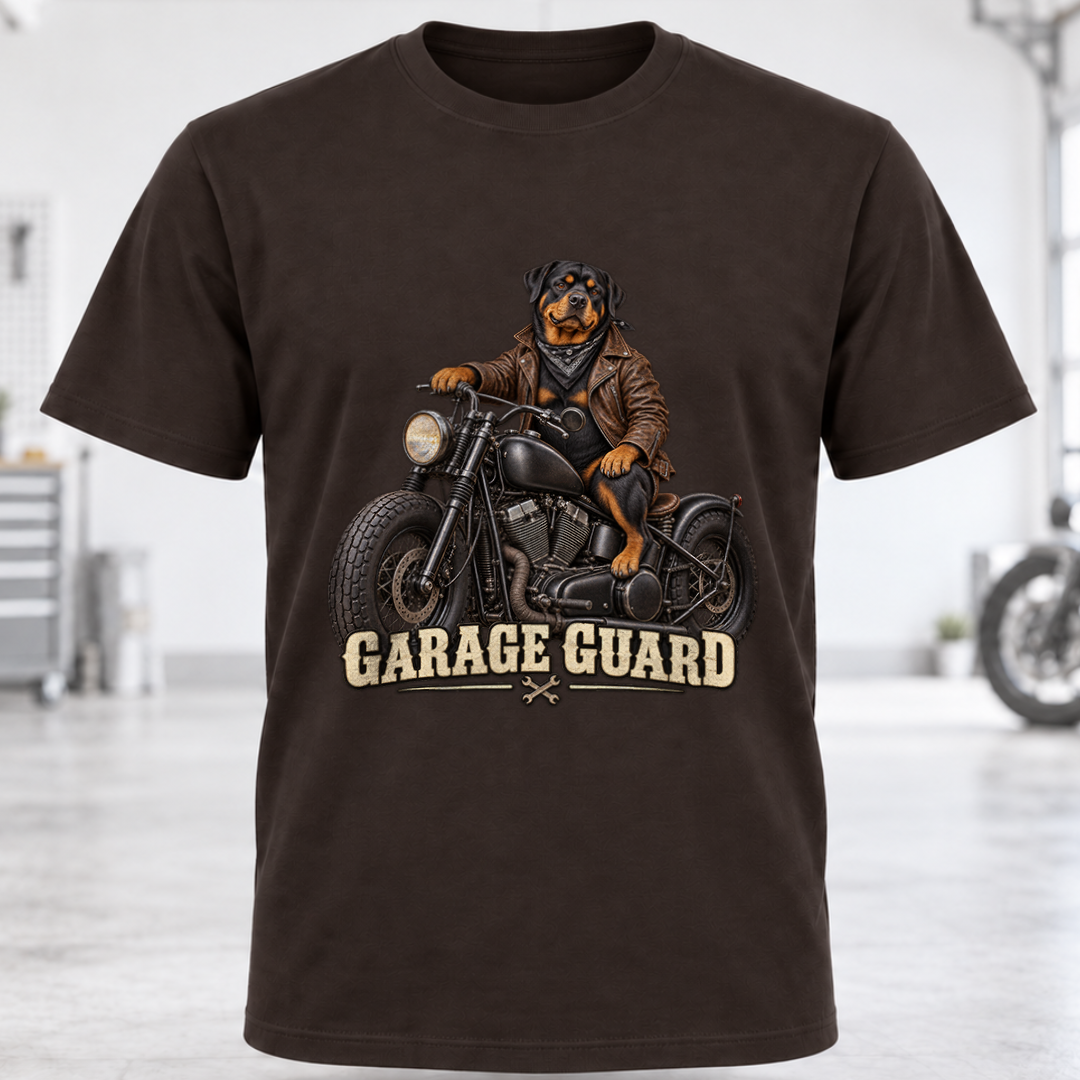 Garage Guard Rottweiler T-Shirt