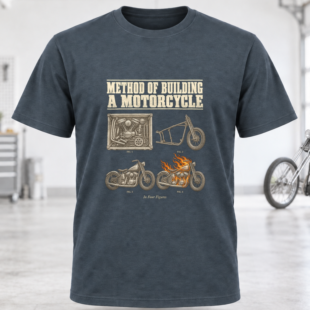T-Shirt — “Method of Building a Motorcycle”
