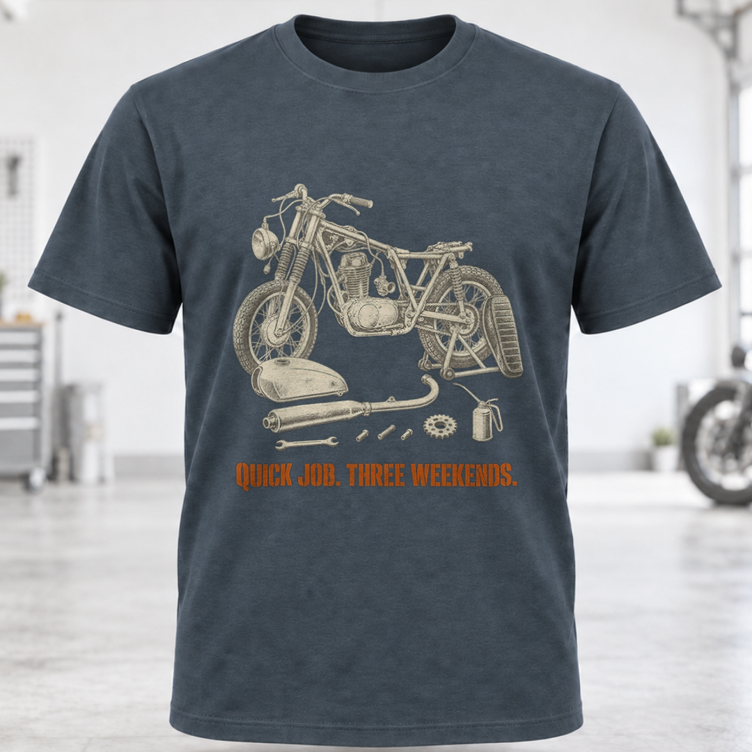 Quick Job, Three Weekends T-shirt