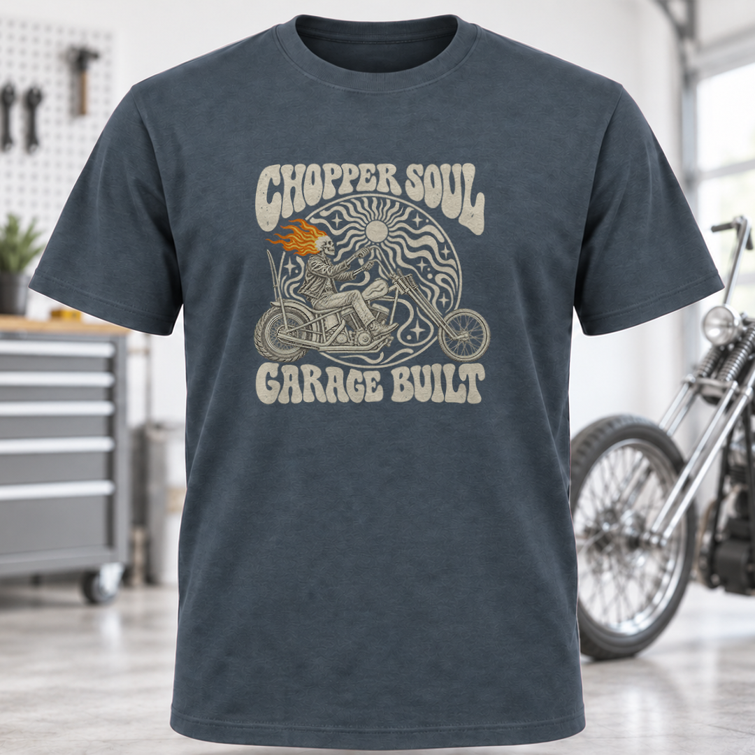 Chopper Soul Garage Built T-Shirt
