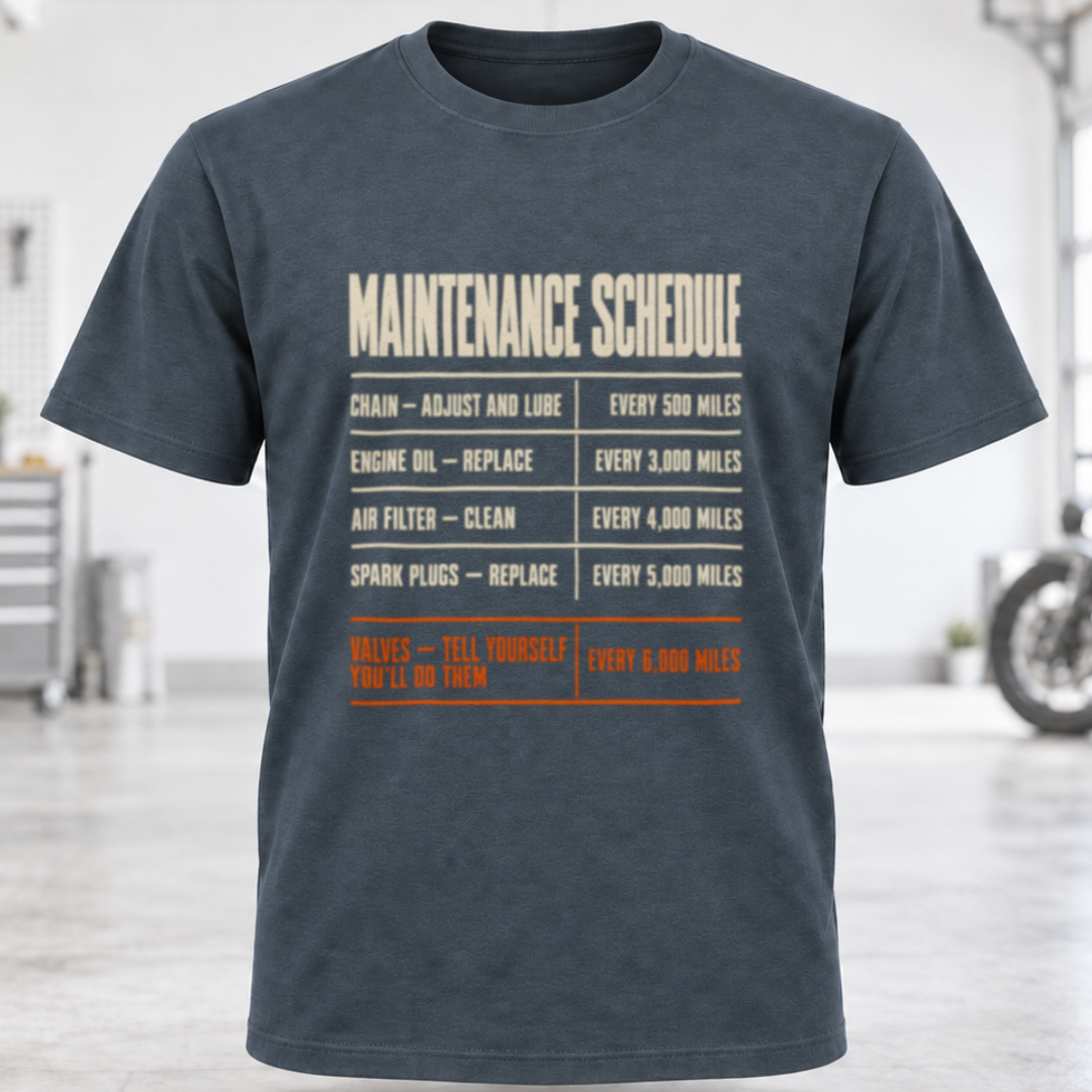 Maintenance Schedule T‑Shirt