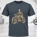 Abraham Lincoln Vintage Motorcycle T-Shirt