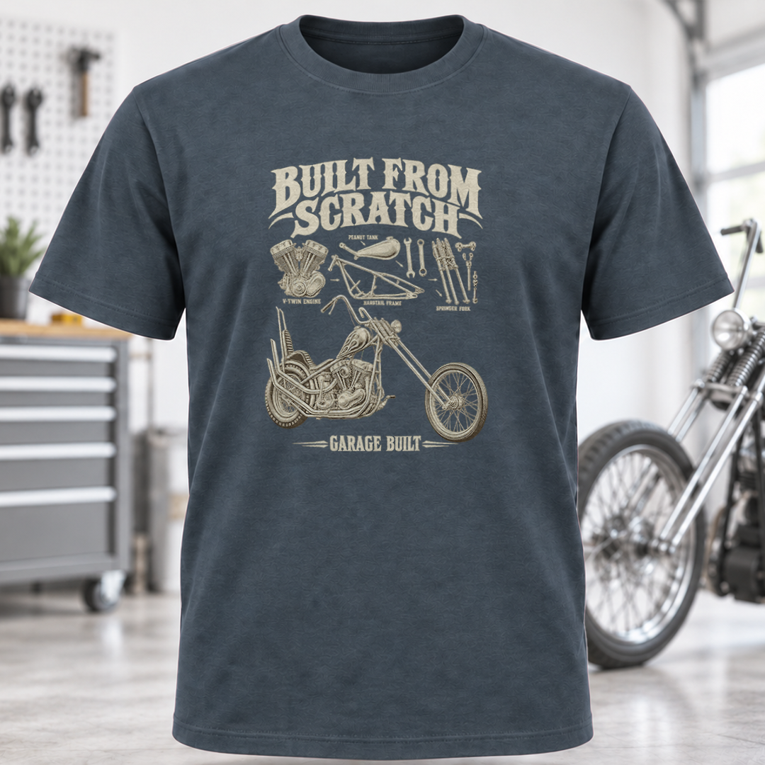 Built From Scratch Garage Built Chopper T-Shirt