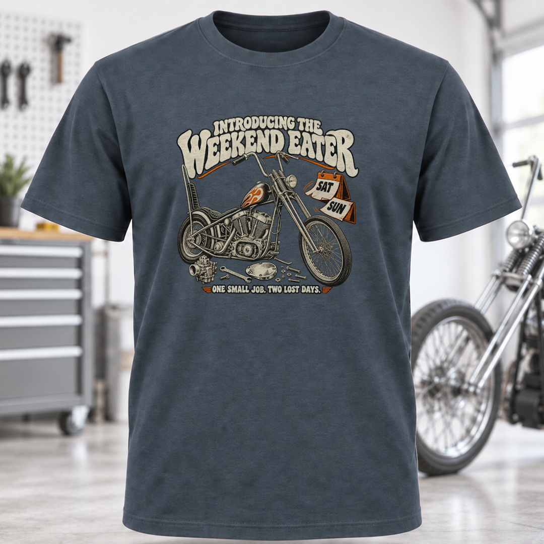 Weekend Eater Motorcycle T-Shirt