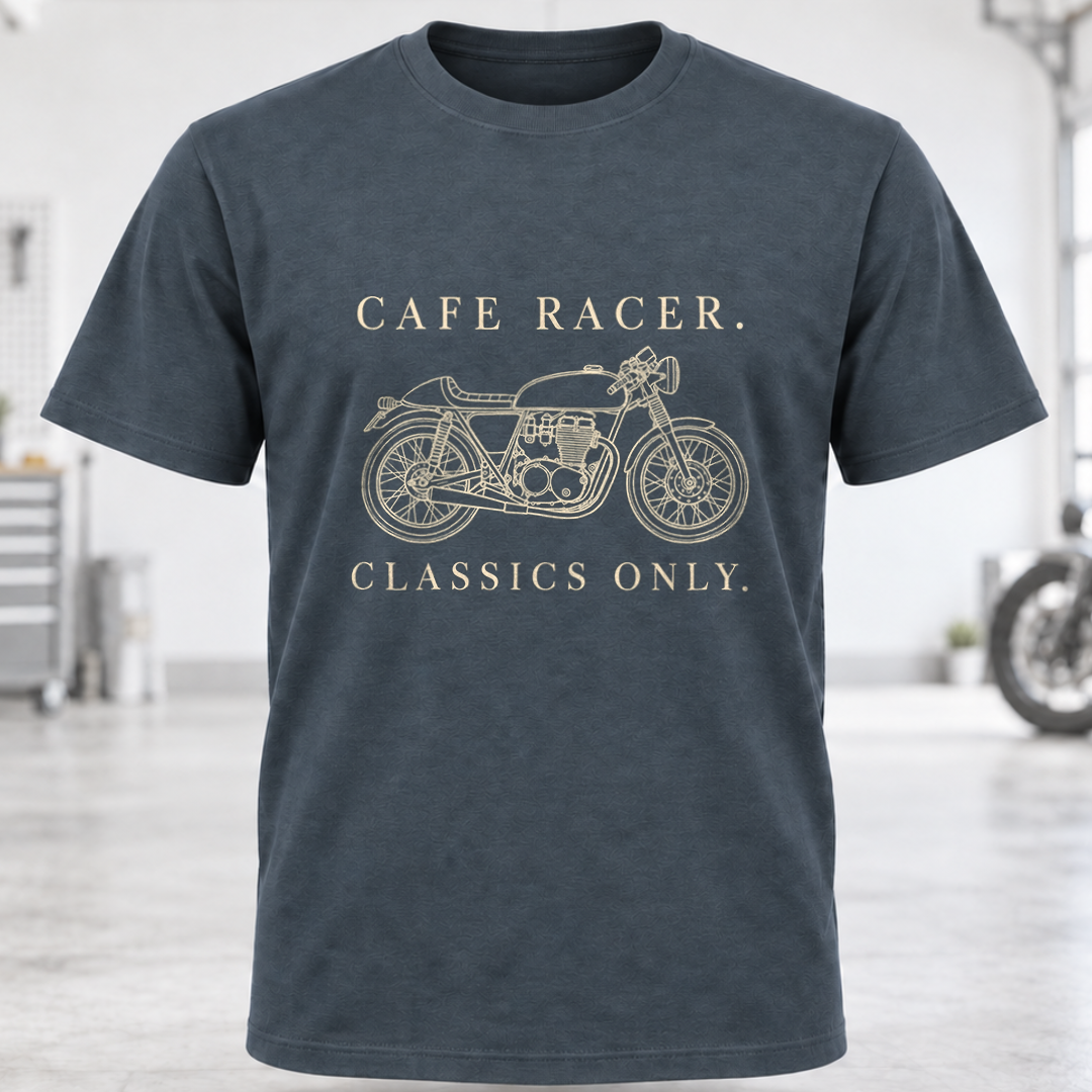 T-Shirt - "Cafe Racer. Classics Only."